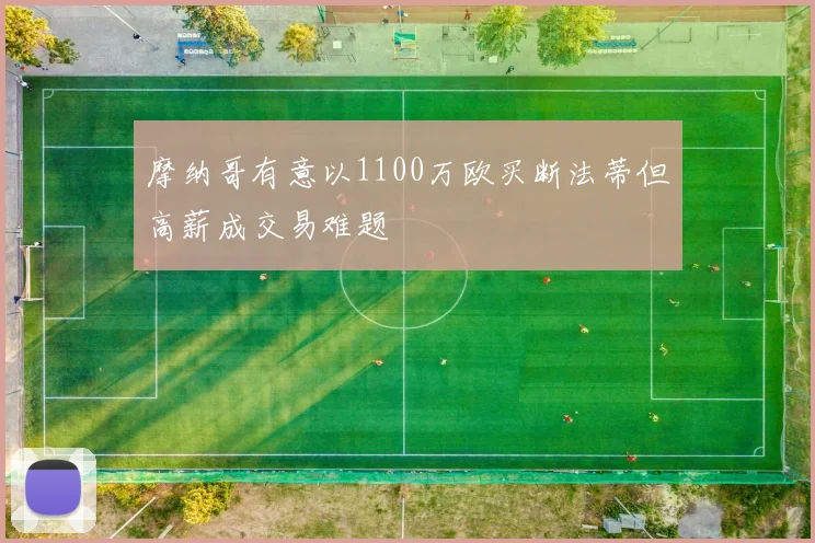 摩纳哥有意以1100万欧买断法蒂但高薪成交易难题